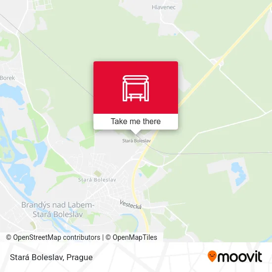 Карта Stará Boleslav