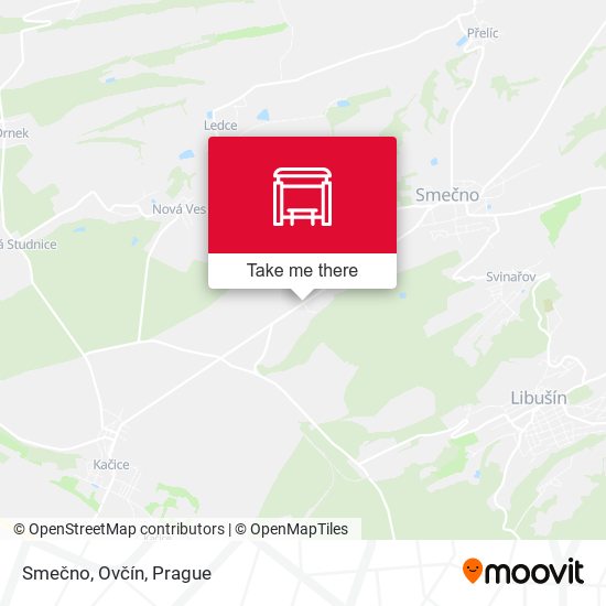 Smečno, Ovčín map