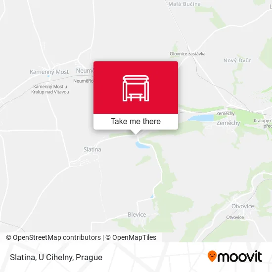 Карта Slatina, U Cihelny