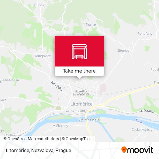 Litoměřice, Nezvalova map