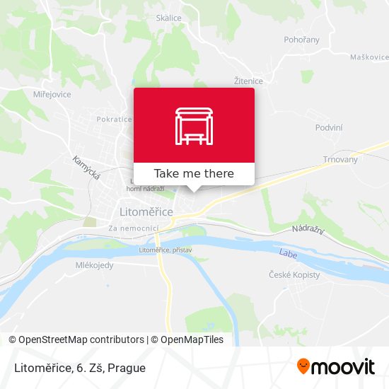 Litoměřice, 6. Zš map