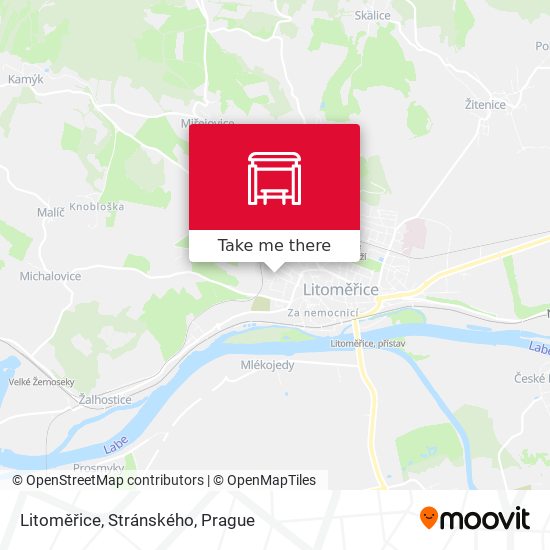 Litoměřice, Stránského map