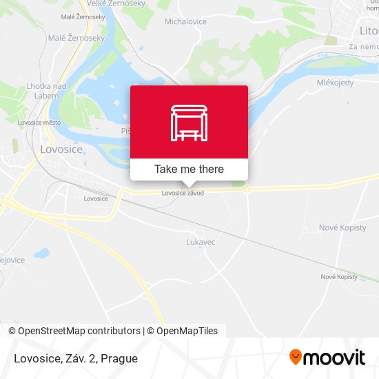 Карта Lovosice, Záv. 2