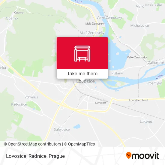 Карта Lovosice, Radnice