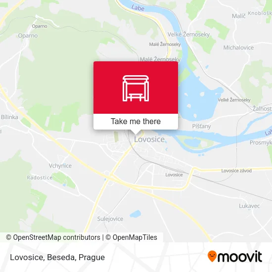 Карта Lovosice, Beseda