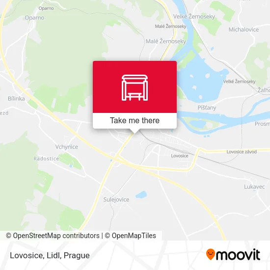 Карта Lovosice, Lidl