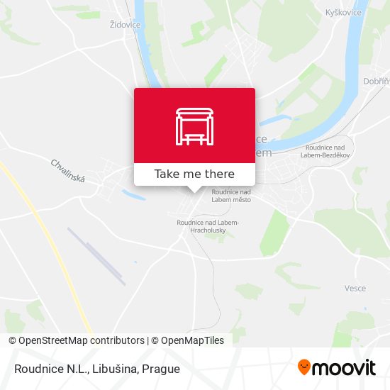 Roudnice N.L., Libušina map