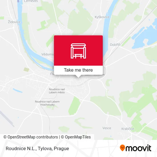 Карта Roudnice N.L., Tylova