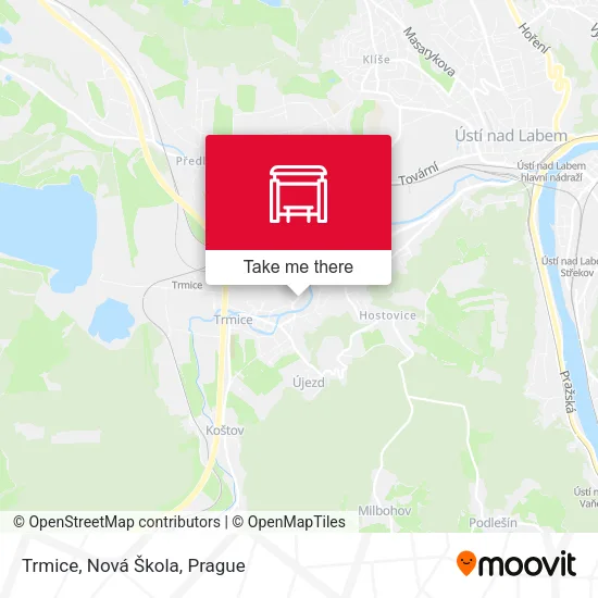 Карта Trmice, Nová Škola