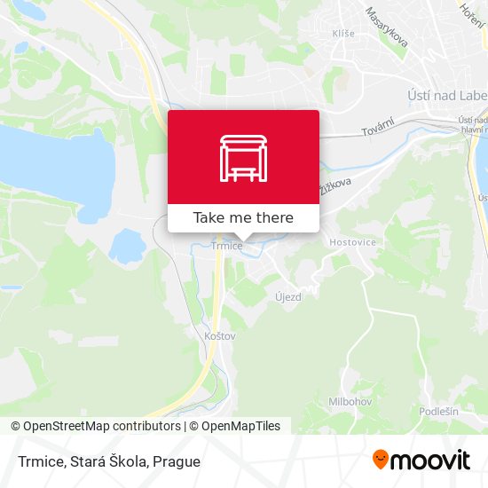 Trmice, Stará Škola map