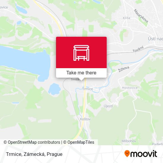 Карта Trmice, Zámecká