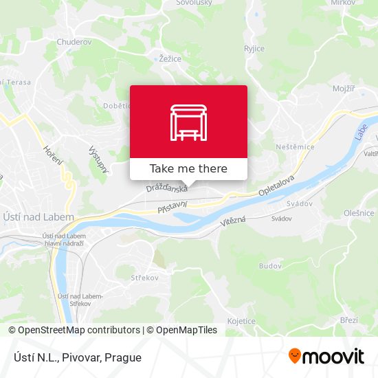 Ústí N.L., Pivovar map