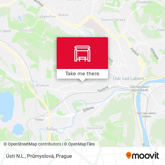 Ústí N.L., Průmyslová map