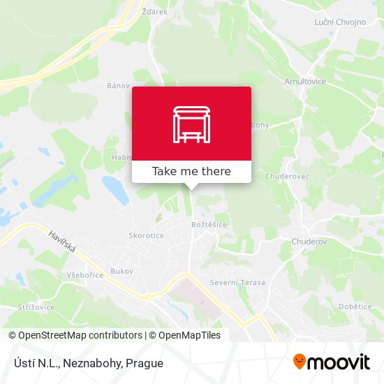 Ústí N.L., Neznabohy map