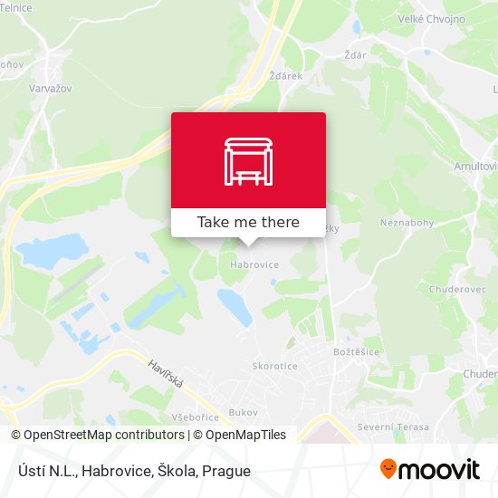 Ústí N.L., Habrovice, Škola map