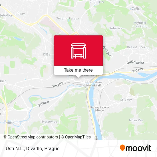 Карта Ústí N.L., Divadlo