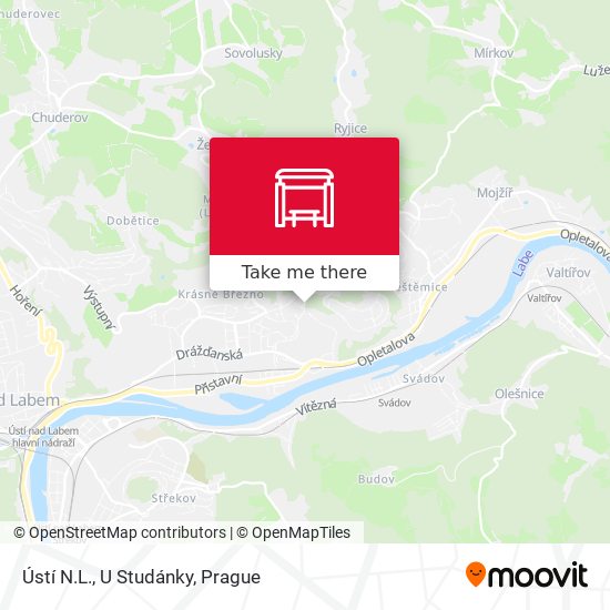Ústí N.L., U Studánky map