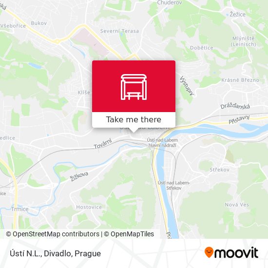 Ústí N.L., Divadlo map