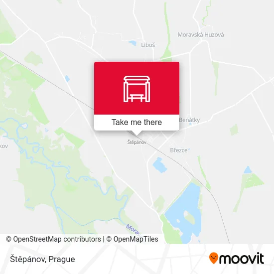 Карта Štěpánov