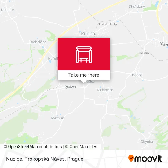 Карта Nučice, Prokopská Náves