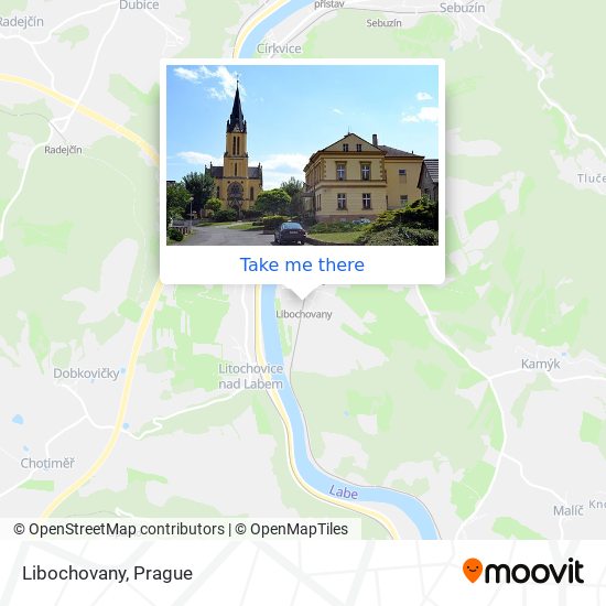 Карта Libochovany