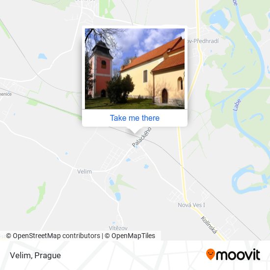 Карта Velim