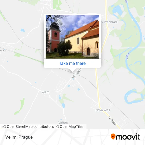 Velim map