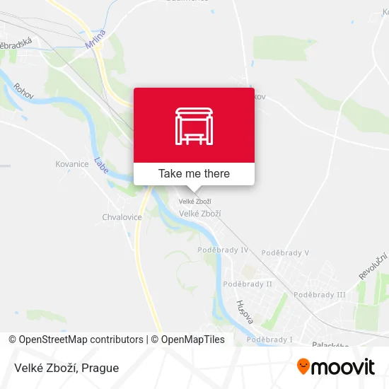 Карта Velké Zboží