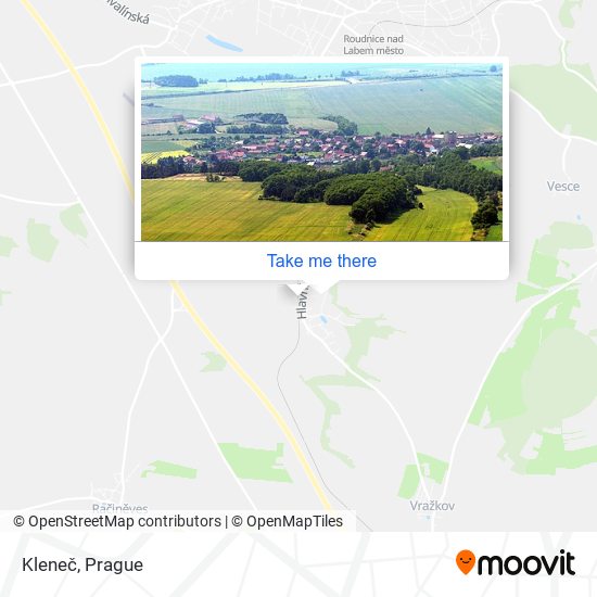 Карта Kleneč