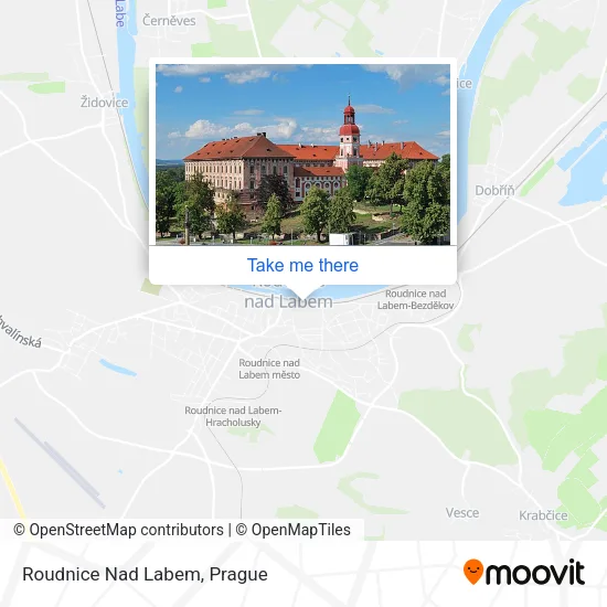 Карта Roudnice Nad Labem