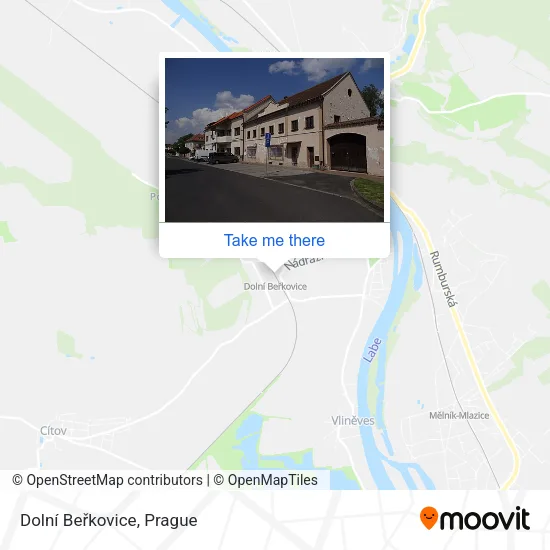 Карта Dolní Beřkovice