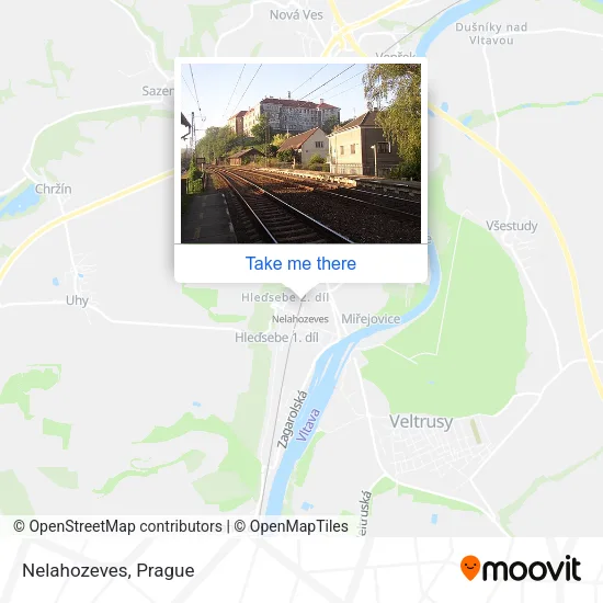 Карта Nelahozeves