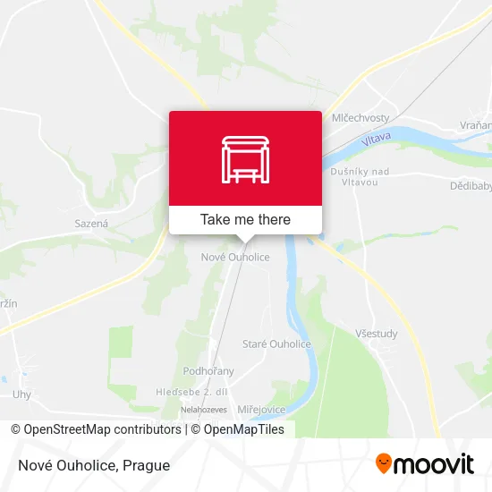 Карта Nové Ouholice
