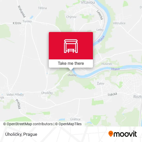 Карта Úholičky