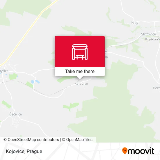 Карта Kojovice