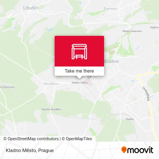 Карта Kladno Město