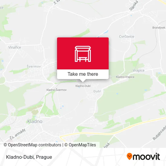 Карта Kladno-Dubi