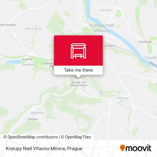 Карта Kralupy Nad Vltavou-Minice