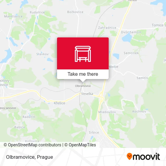 Карта Olbramovice