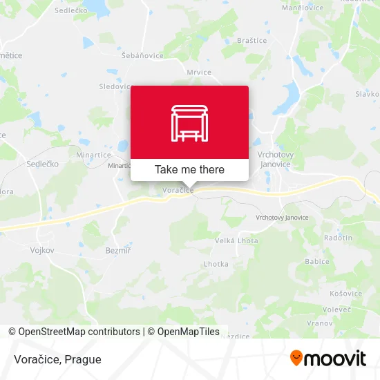 Карта Voračice
