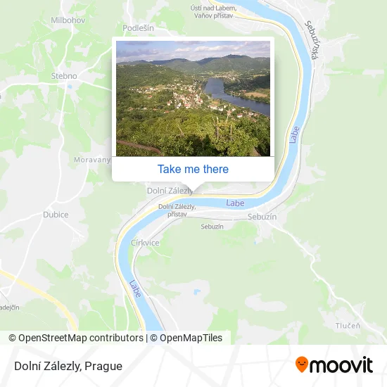 Карта Dolní Zálezly