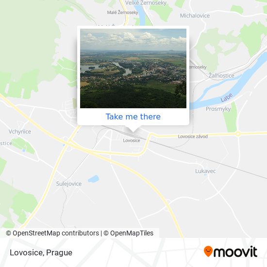 Lovosice map