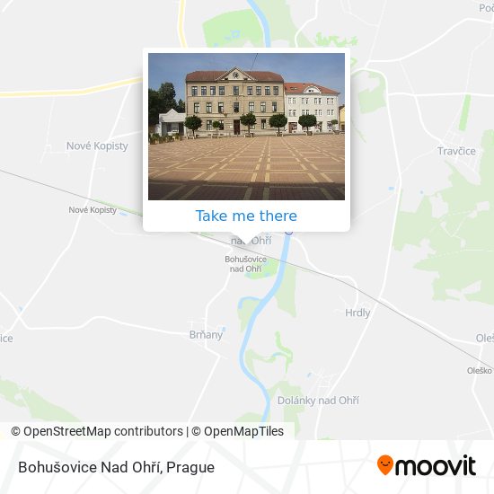 Bohušovice Nad Ohří map