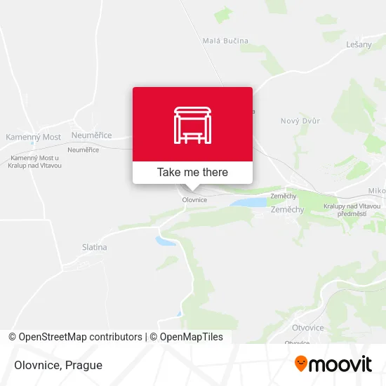 Карта Olovnice