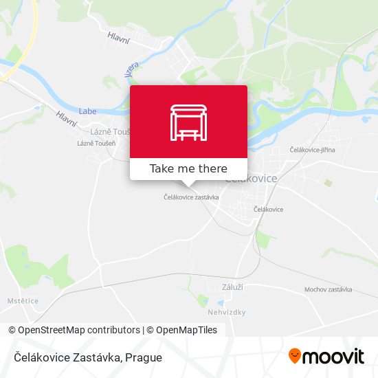 Čelákovice Zastávka map