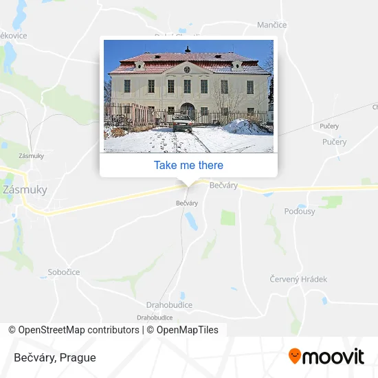 Карта Bečváry