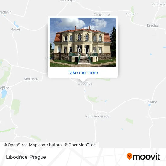 Карта Libodřice