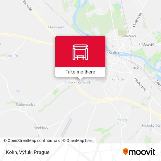 Kolín, Výfuk map