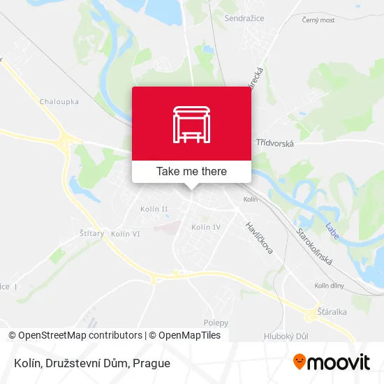 Карта Kolín, Družstevní Dům