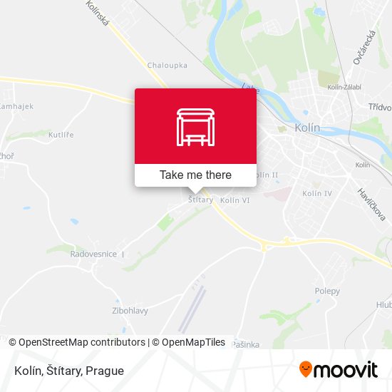 Kolín, Štítary map